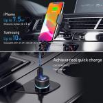 Wireless Car Charger Mount, 10W/7.5W Fast Charging, Adjustable Gravity Air Vent