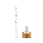 Bamboo Wood Burette With Rubber Tip Graduated Straw Burette