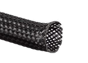 Wholesale Expandable Black Braided Nylon Sleeve Flexible Custom Diameter High Strength from china suppliers