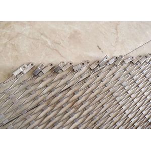 China Balustrade Anti Corrosion Stainless Steel 316 Wire Rope Mesh For Protection And Safety on sale