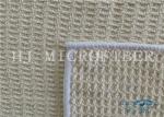Microfiber Merbau Walf Checks Towel Fabric For Beach Towel & Pajamas