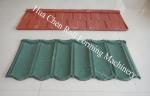 Automatic Stone Coated Roof Tile Machine , Vermiculite Roof Tile Forming Machine