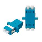 Duplex Multimode Fiber LC Connector Green FTTH Adapter