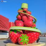 Colorful 3m High 3D Cartoon Resin Fiberglass Sculpture For Event Exhibition Easy