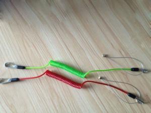 Wholesale 2015 hot selling custom different colors sainless steel wire coil tool lanyard holders from china suppliers