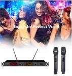 Handheld BT UHF Wireless Microphone 6dBuV Sensitivity XLR Balanced