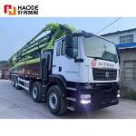 Hot selling construction site 2021 Zoomlioon boom length 63m used concrete pump
