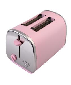 China 2 slice chrome steel toaster breadmaker with high lift facility mid-cycle cancel on sale