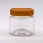 China Collar Material PET Plastic Bottles 5oz 150cc Clear Plastic Mason Jar for Food Storage for sale