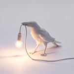 Seletti Nordic Resin Bird Table Lamp Italian Bird Lamp Crow kids table lamp(WH