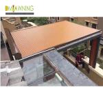 Aluminum Motorized Conservatory Awning Roof Retractable Roller Shutter