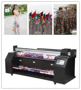 China Pigment Sublimation Flag Digital Fabric Printing Machine / Polyester Outdoor Printing Machine on sale