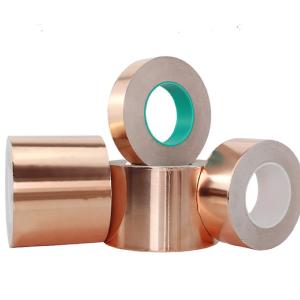 Wholesale 0.1mm Copper Foil Tape 100microns Thermal Conductive Double Sided Tape from china suppliers
