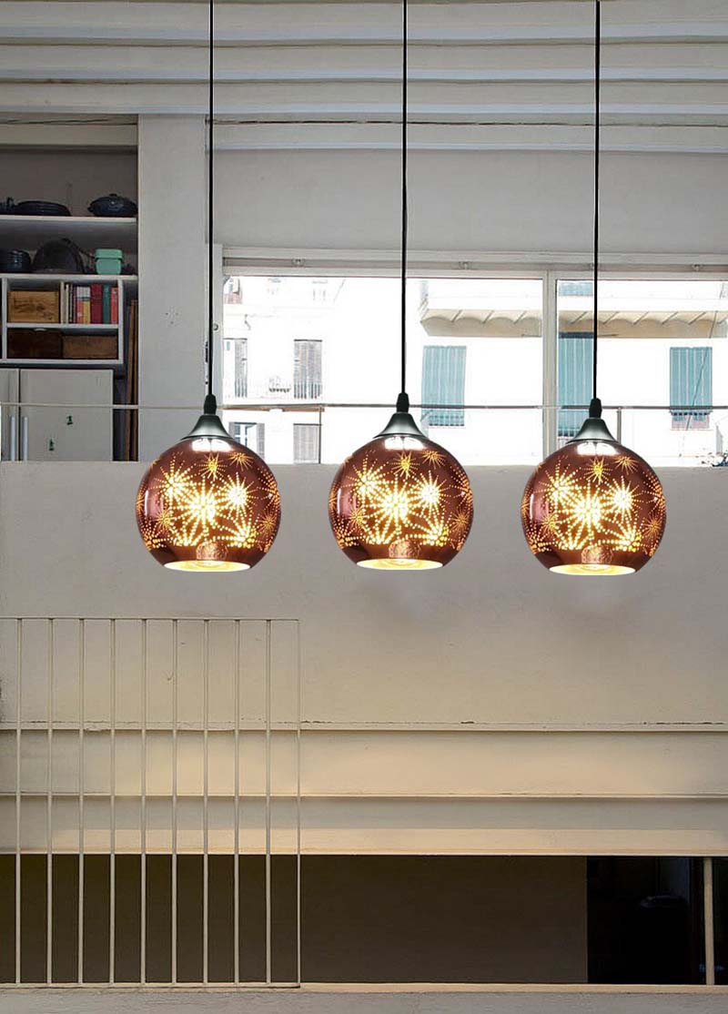 Retro Carving Hollow out Pendant lights Home Living Bedroom Kitchen E27 ball Pendant lights(WH-VP-185)
