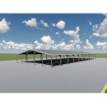 H Section Steel Structure Shed Fast Assemble Custom Steel Hay Storage Buildings