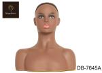 Db-7645a African American Face Mannequin Head With Shoulders Full Bust With