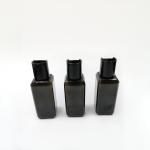 Black Lid Cosmetic PP 150ml Plastic Lotion Bottles