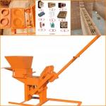 Clay Block Machine 2-40 Moulds Manual Brick Making Machinery for sale Machine