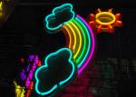 rainbow Custom neon sign led silica gel acrylic board handmade fashion lighting