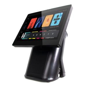 Wholesale 15.6 Inch Restaurant Pos System With Printer 58mm And VFD Customer Display from china suppliers