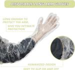 Disposable Field Dressing Gloves Veterinary Insemination Rectal Long Gloves,