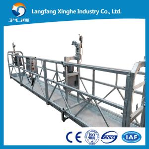 Wholesale Boom lift gondola / aerial working cradle / electric winch suspended platform from china suppliers