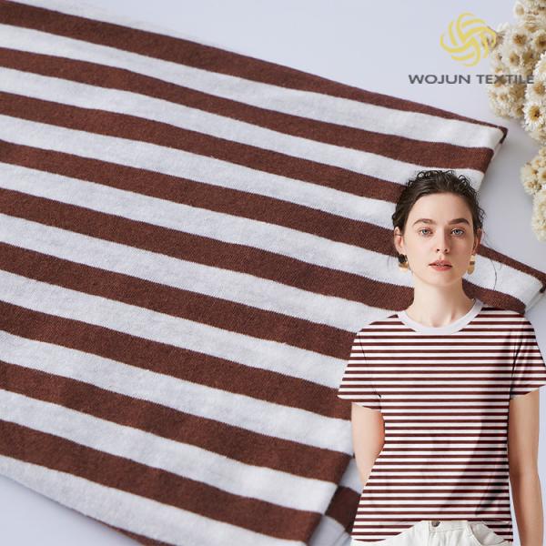 Fashionable AndNatural Texture Breathable Easy To Care ​Striped Material Fabric