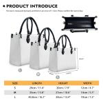 Hawaiian PU Leather Business Handbags with Customized Color and Vintage