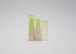 4ml Capacity ABS Green ECO Tube Lip Balm Packaging For Beauty Package