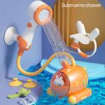 Newborn Baby Bath Shower Head Electric Sprinkler Radish Submarine for Kids'