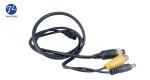 Vehicle Camera BNC RCA DC Extension Cable 4 Pin Male Aviation Plug Wire