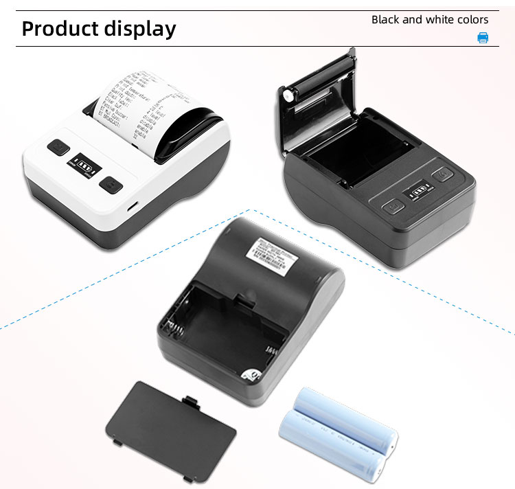 58mm Thermal Online Shopping Printer with 203pdi Resolution No Color Print Speed
