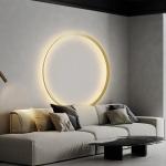 Minimalist modern background wall led wall lamp designer art living room sofa