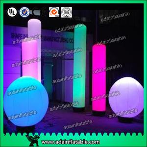 China Event Party Stage Decoration Inflatable Pillar Lighting Inflatable Column on sale
