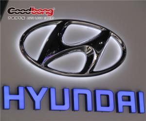 Wholesale Custom 3D Acrylic Electroplating Chrome Car Logo from china suppliers