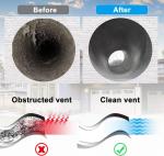 16 Feet Chimney Cleaning Brush 0.6KG For Dryer Vent Cleaning