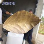 Modern Large Outdoor Abstract Metal Leaf Copper Sculpture
