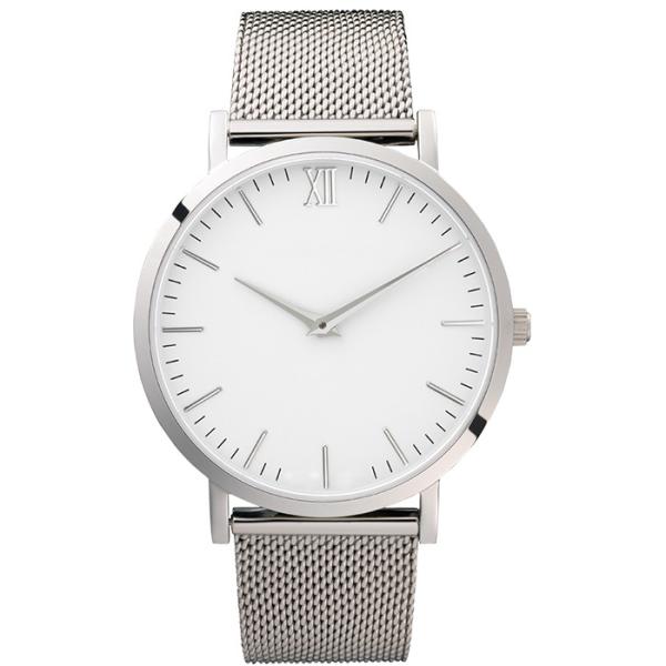 Interchangeable mesh band japan miyota movement quartz watches silver stainless