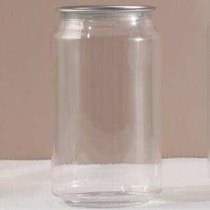 Wholesale Leak Proof Food Safe PET Plastic Can Snap On Lid Durable Beverage Container from china suppliers