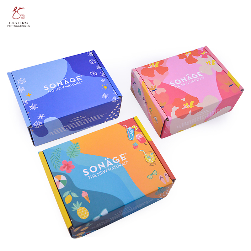 Recycled Cardboard Packaging Corrugated Carton Box CMYK Printed