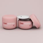Luxury Round Empty 100g Cream Glass Jars For Face Cream Body Scrub Facial Mask