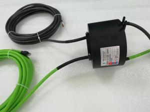 Wholesale 1000M Ethernet Slip Ring 38.1mm Through Bore Size 10m Cable Length For Amusement from china suppliers