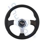 Golf Cart GT Rally Black Steering Wheel with Polyurethane Grip