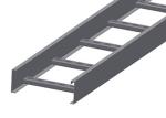 HDG Galvanized Electrical Ladder Tray Cable 400mm Powder Coating