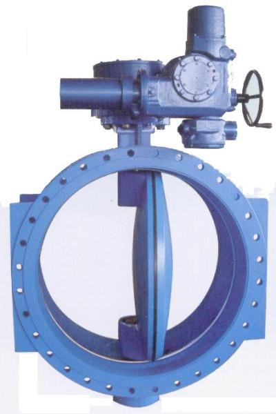 Double Flanged Resilient Seated AWWA C 504 Butterfly Valves With Gear Box And