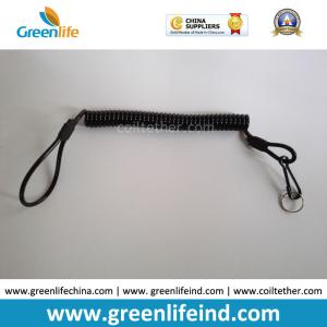 Wholesale 0.8Stainless Steel Wire 4.0Rope Dia 15cm Length Heavy Duty Tool Coiled Leash w/Loop Ends from china suppliers