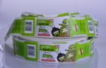 White clear self adhesive vinyl PP custom juice drink bottle labels