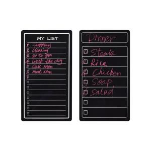 Wholesale Black Reusable Calendar Planner Dry Erase Sticky Board 17x13 Inch For Glass Ceramic Tile Wall from china suppliers