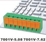 PA66 Brase Clamping Terminal Block Connector 7001V