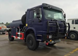Wholesale HOWO 4X4 LHD Gasoline Transporting Oil Tank Truck / Petroleum Tanker Trucks from china suppliers